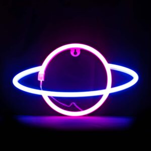 Blazing Neon Wandlamp - Neon Wandlamp Planeet - Sfeerverlichting