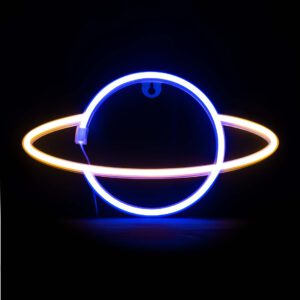 Blazing Neon Wandlamp - Neon Wandlamp Planeet - Sfeerverlichting