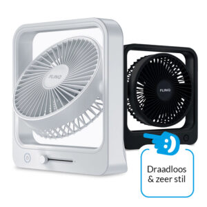 CoolCube tafelventilator - Draadloos - Oplaadbaar