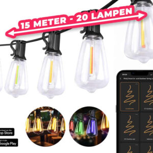XL Lichtslinger Warm Wit En Kleuren - Met Tijdschema's